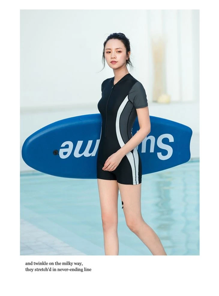 Sport Women's Solid Solid Back Swimsuit