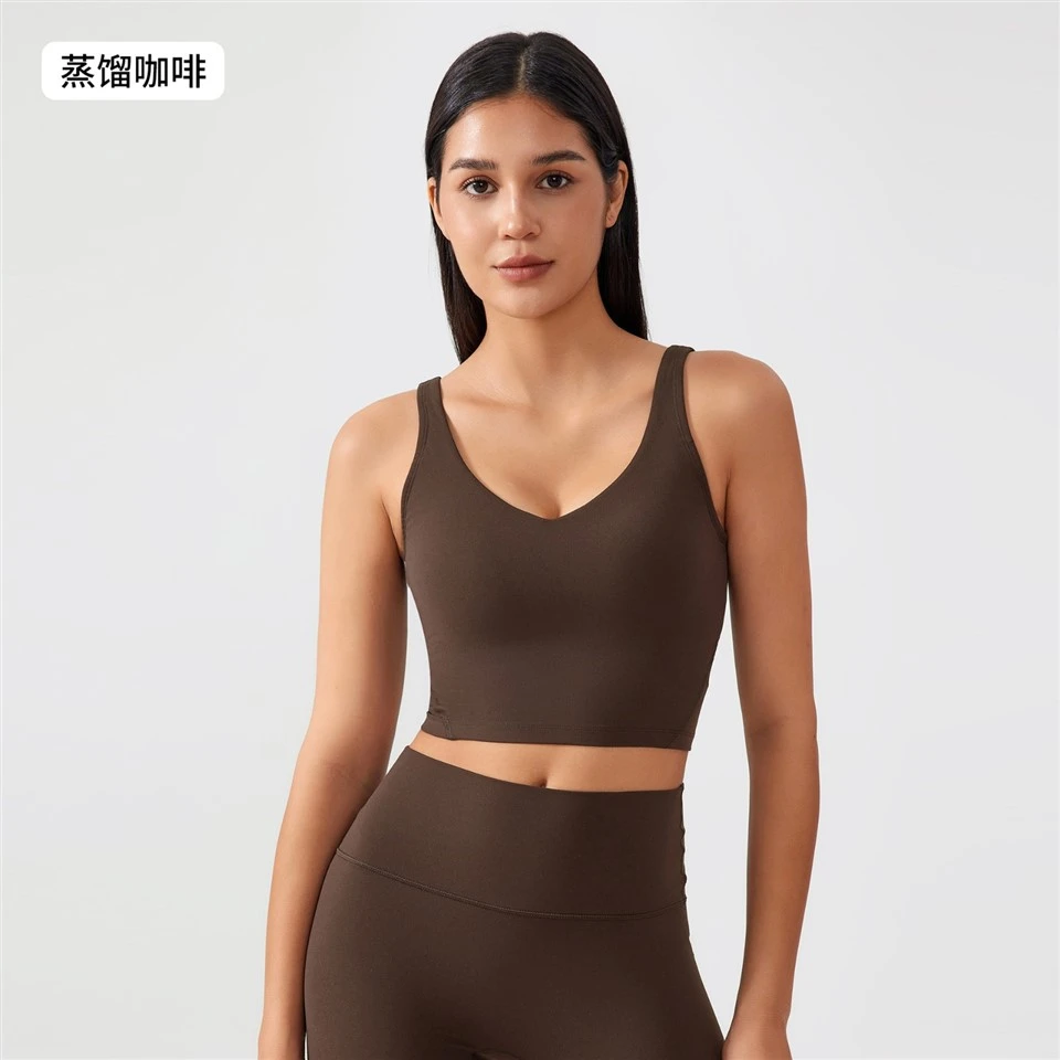 Gym Essential Seamless Sports Bra Yoga Underwear With U-Back